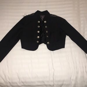 Cropped blazer. Like new.